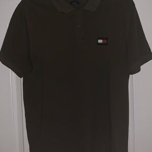 Tommy Hilfiger Green Polo Shirt Classic Style